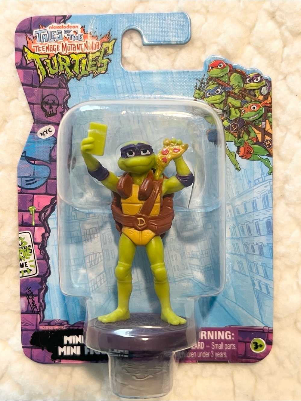 Tales of the Teenage Mutant Ninja Turtles Donatello Mini Figure - Green & Purple